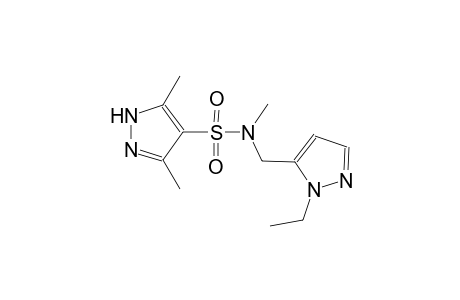 1H-pyrazole-4-sulfonamide, N-[(1-ethyl-1H-pyrazol-5-yl)methyl]-N,3,5-trimethyl-