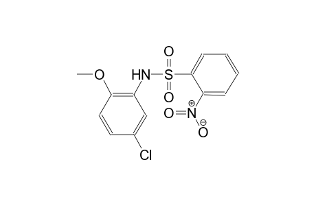 N-(5-chloro-2-methoxyphenyl)-2-nitrobenzenesulfonamide