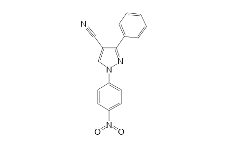 1-(4-NITROPHENYL)-3-PHENYL-1H-PYRAZOLE-4-CARBONITRILE