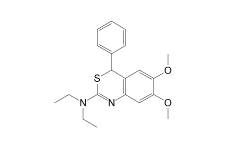 N,N-Diethyl-6,7-dimethoxy-4-phenyl-4H-3,1-benzothiazin-2-amine