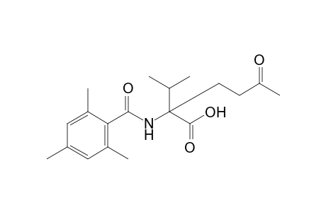 2-(3-oxobutyl)-N-(2,4,6-trimethylbenzoyl)valine