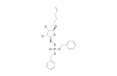 DIBENZYL-(PENT-4-ENYL-BETA-D-RIBOFURANOS-5-YL)-PHOSPHATE
