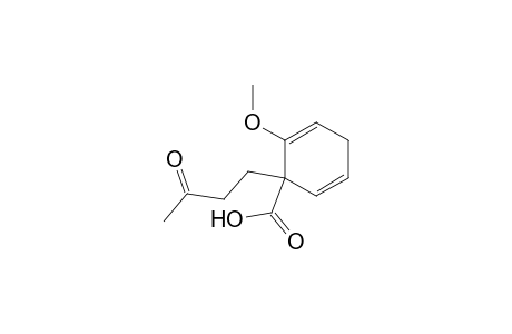 2,5-Cyclohexadiene-1-carboxylic acid, 2-methoxy-1-(3-oxobutyl)-