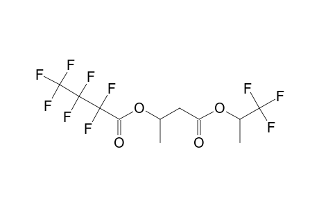 3-Hydroxybutyric acid, o-heptafluorobutyryl-, 1,1,1-trifluoro-2-propyl ester