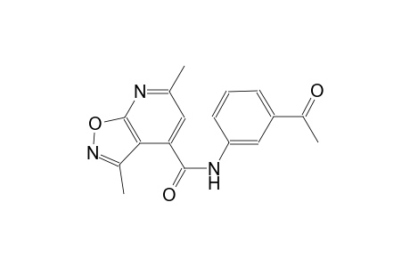 isoxazolo[5,4-b]pyridine-4-carboxamide, N-(3-acetylphenyl)-3,6-dimethyl-