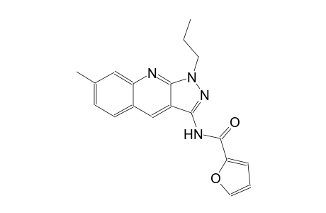 N-(7-methyl-1-propyl-1H-pyrazolo[3,4-b]quinolin-3-yl)-2-furamide