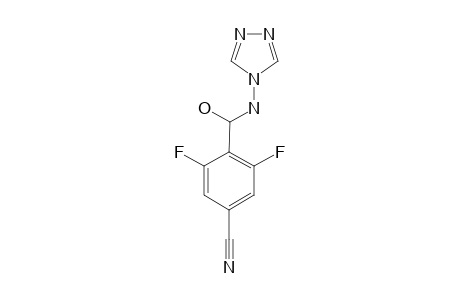 3,5-DIFLUORO-4-[HYDROXY-(4H-1,2,4-TRIAZOL-4-YL-AMINO)-METHYL]-BENZONITRILE