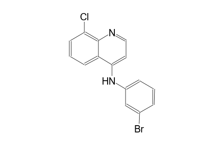 4-quinolinamine, N-(3-bromophenyl)-8-chloro-
