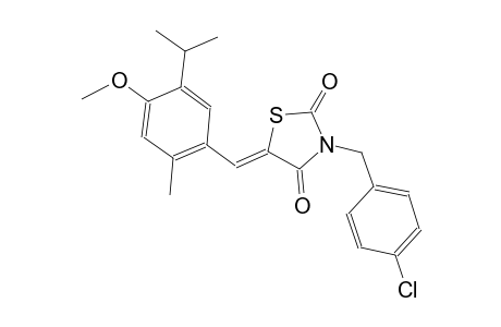 2,4-thiazolidinedione, 3-[(4-chlorophenyl)methyl]-5-[[4-methoxy-2-methyl-5-(1-methylethyl)phenyl]methylene]-, (5Z)-