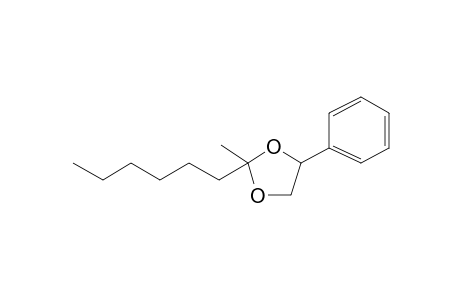 2-Hexyl-2-methyl-4-phenyl-1,3-dioxolane