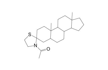 Spiro[5.alpha.-androstane-3,2'-thiazolidine], 3'-acetyl-