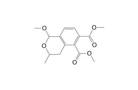 Dimethyl 1-methoxy-3-methyl-3,4-dihydro-1H-isochromene-5,6-dicarboxylate