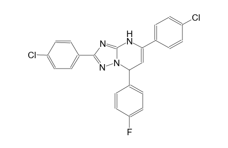 2,5-bis(4-chlorophenyl)-7-(4-fluorophenyl)-4,7-dihydro[1,2,4]triazolo[1,5-a]pyrimidine