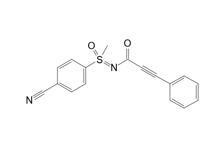 N-[(4-Cyanophenyl)(methyl)(oxo)-lamda6-sulfaneylidene]-3-phenylpropiolamide