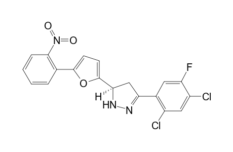 3-(2,4-Dichloro-5-fluorophenl)-5-[5-(o-nitrophenyl)-2-furyl)-2-pyrazoline