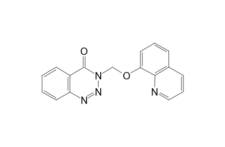1,2,3-Benzotriazin-4(3H)-one, 3-[(8-quinolinyloxy)methyl]-