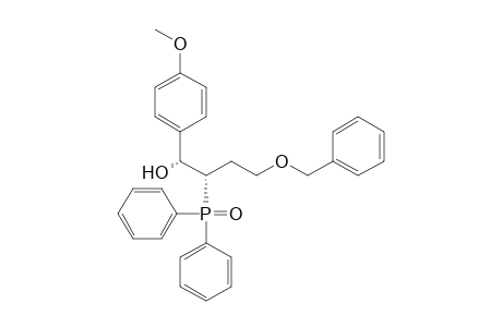 (1R*,2S*)-4-Benzyloxy-2-diphenyphosphinoyl-1-(4-methoxyphenyl)butan-1-ol
