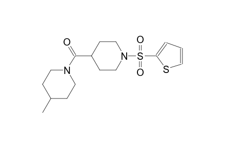 4-methyl-1-{[1-(2-thienylsulfonyl)-4-piperidinyl]carbonyl}piperidine