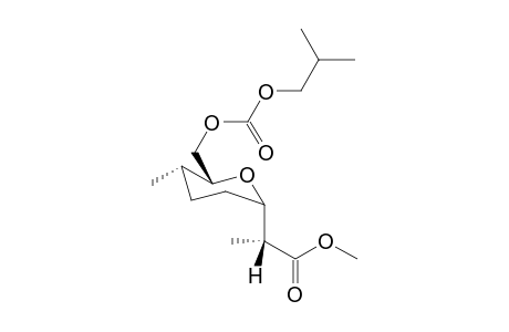(2S,5S,6S)-6-(isobutoxycarbonyl-oxymethyl)-5-methyl-2-[(1R)-1-(methoxy carbonyl)ethyl]tetrahydropyran