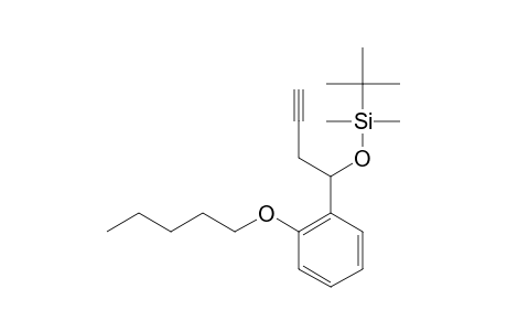 TERT.-BUTYLDIMETHYL-[1-(2-PENTYLOXYPHENYL)-BUT-3-YNYLOXY]-SILANE