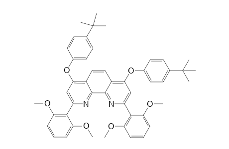 2,9-bis-(2',6'-Dimethoxyphenyl)-4,7-bis[ 4'-(1",1"-dimethyl)phenoxy]-1,10-phenanthroline