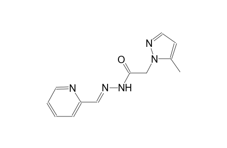 2-(5-methyl-1H-pyrazol-1-yl)-N'-[(E)-2-pyridinylmethylidene]acetohydrazide