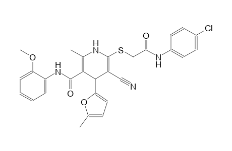 3-pyridinecarboxamide, 6-[[2-[(4-chlorophenyl)amino]-2-oxoethyl]thio]-5-cyano-1,4-dihydro-N-(2-methoxyphenyl)-2-methyl-4-(5-methyl-2-furanyl)-