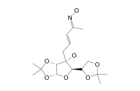 3-C-[4-HYDROXYIMINOPENT-2-(E)-ENYL]-1,2:5,6-DI-O-ISOPROPYLIDENE-ALPHA-D-ALLO-FURANOSE