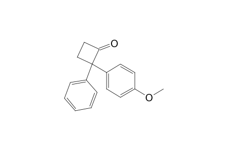 2-(4-methoxyphenyl)-2-phenyl-1-cyclobutanone