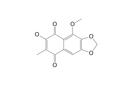 3-HYDROXY-5-METHOXY-2-METHYL-6,7-METHYLENEDIOXY-1,4-NAPHTHOQUINONE;ANCISTROQUINONE-F