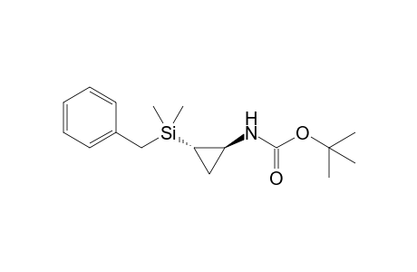 tert-Butyl N-[(1S,2S)-2-(Benzyldimethylsilanyl)cyclopropyl]carbamate