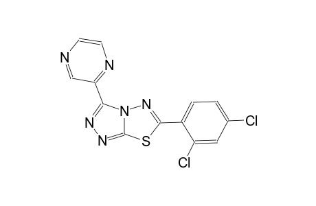 [1,2,4]triazolo[3,4-b][1,3,4]thiadiazole, 6-(2,4-dichlorophenyl)-3-pyrazinyl-