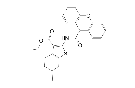 ethyl 6-methyl-2-[(9H-xanthen-9-ylcarbonyl)amino]-4,5,6,7-tetrahydro-1-benzothiophene-3-carboxylate