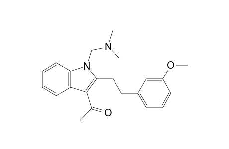 Ethanone, 1-[1-[(dimethylamino)methyl]-2-[2-(3-methoxyphenyl)ethyl]-1H-indol-3-yl]-