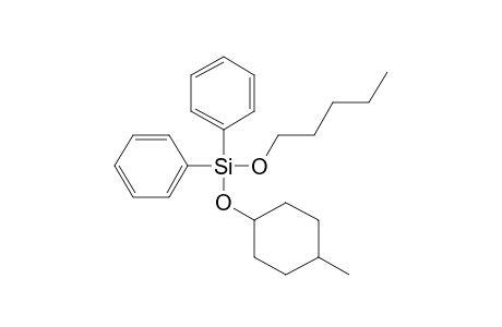 Silane, diphenyl(cis-4-methylcyclohexyloxy)pentyloxy-