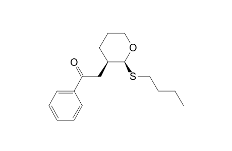 2-[(2S,3R)-2-(butylthio)-3-oxanyl]-1-phenylethanone
