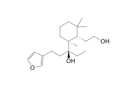 (3S)-1-(3-furanyl)-3-[(1S,2S)-2-(2-hydroxyethyl)-1,3,3-trimethylcyclohexyl]-3-pentanol