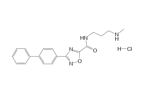 N-(3-Methylaminopropyl)-3-(biphenyl-4-yl)-1,2,4-oxadiazole-5-carboxamide hydrochloride