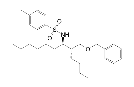 4-Methyl-N-[(5R,6R)-5-(phenylmethoxymethyl)dodecan-6-yl]benzenesulfonamide