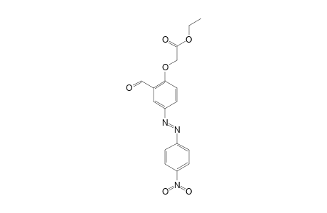 2-(ETHOXYCARBONYLMETHOXY)-5-(PARA-NITROPHENYLAZO)-BENZALDEHYDE