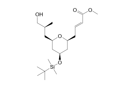 Methyl (E)-4-((2S,4R,6R)-4-((tert-butyldimethylsilyl)oxy)-6-((S)-3-hydroxy-2-methylpropyl)-tetrahydro-2H-pyran-2-yl)but-2-enoate