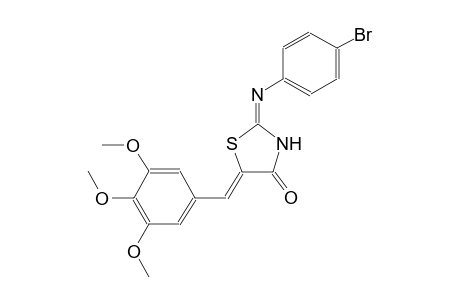 (2E,5Z)-2-[(4-bromophenyl)imino]-5-(3,4,5-trimethoxybenzylidene)-1,3-thiazolidin-4-one