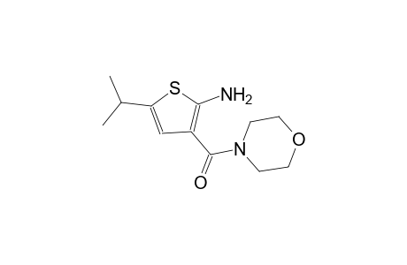 5-isopropyl-3-(4-morpholinylcarbonyl)-2-thiophenamine