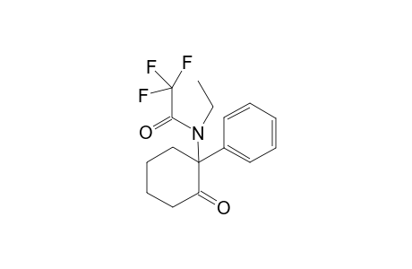 N-Ethyl-deschloro-ketamine TFA