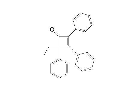 4-Ethyl-2,3,4-triphenyl-2-cyclobuten-1-one