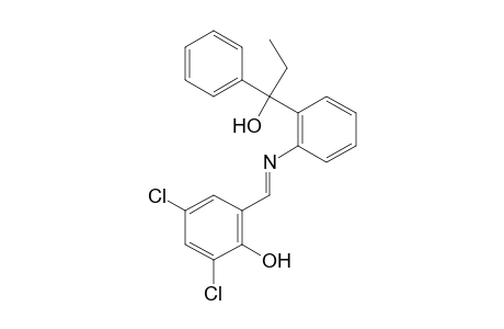 2-[(3,5-DICHLOROSALICYLIDENE)AMINO]-alpha-ETHYLBENZHYDROL