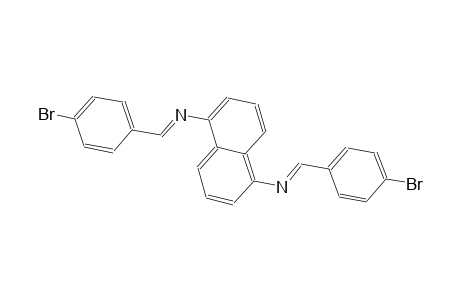 N~1~,N~5~-bis[(E)-(4-bromophenyl)methylidene]-1,5-naphthalenediamine