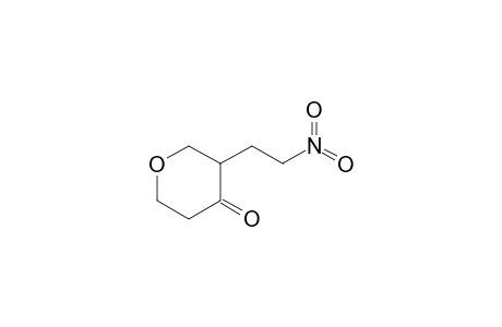 3-(2-Nitroethyl)tetrahydro-4H-pyran-4-one
