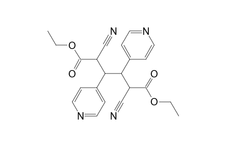 Hexanedioic acid, 2,5-dicyano-3,4-di-4-pyridinyl-, diethyl ester