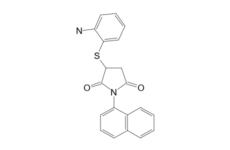 2-[(o-aminophenyl)thio]-N-1-naphthylsuccinimide